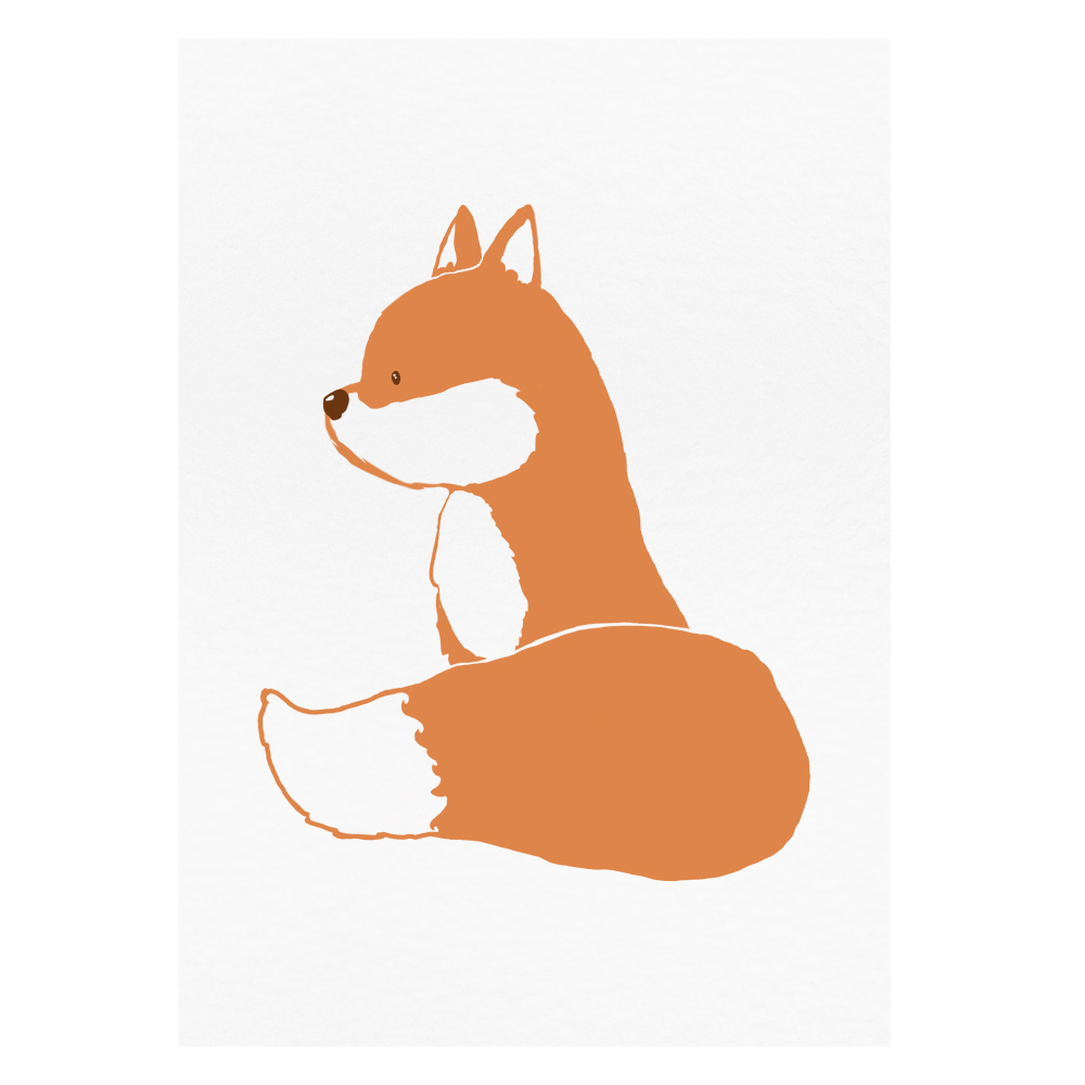 Dontmesswiththerabbit.fr - Cutie Foxy - art print