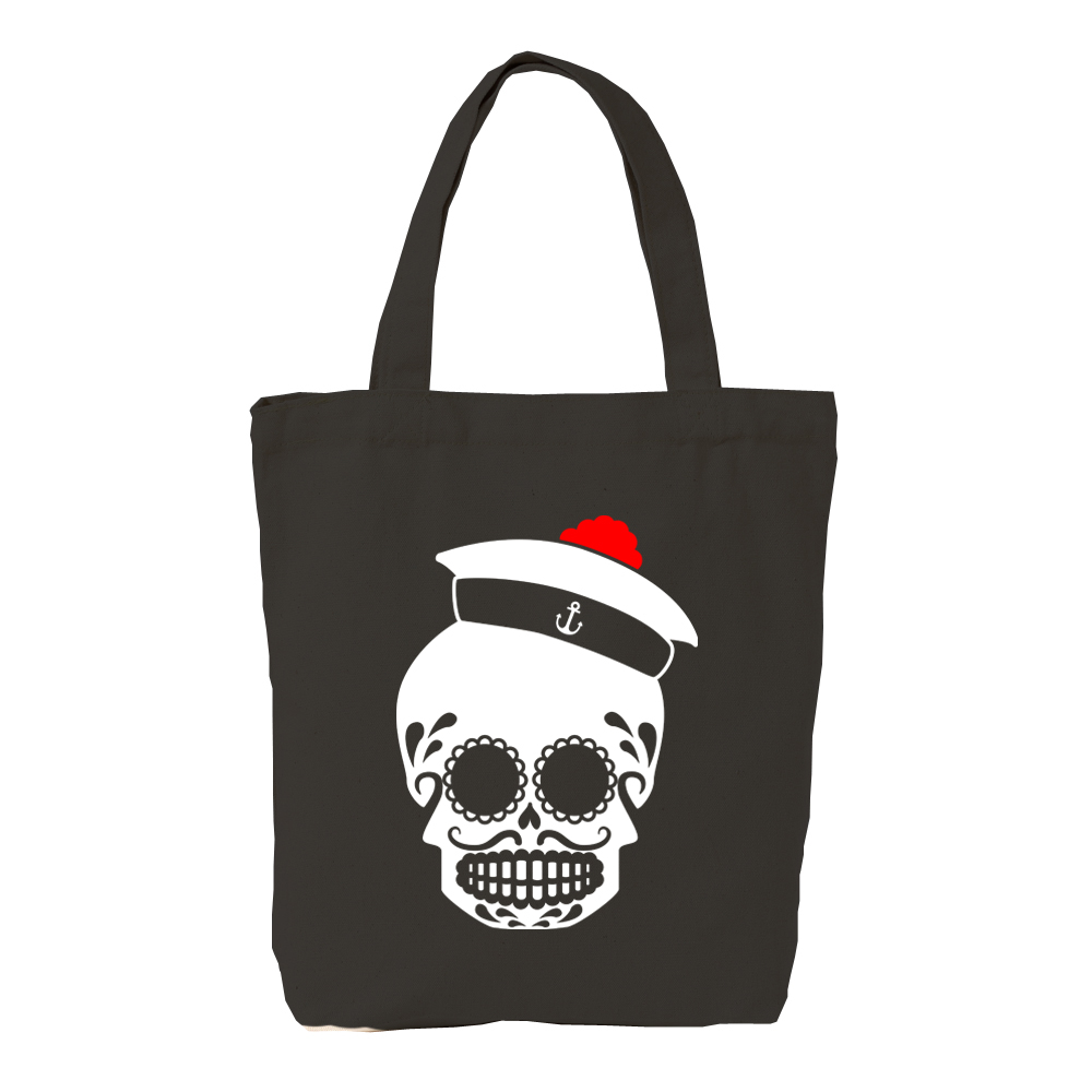 TTB skull - Black tote bag