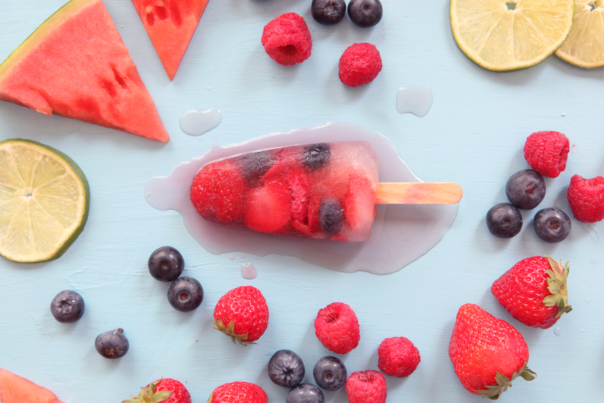 Don't mess with te rabbit - IKEA - les glaces aux fruits anti canicule - framboise myrtilles fraises